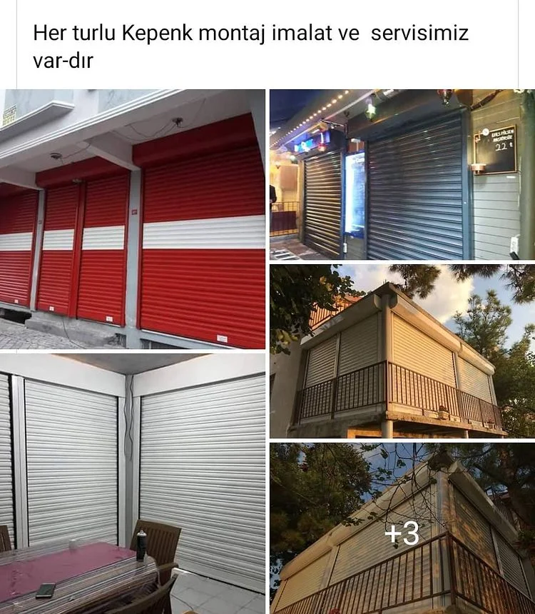Mevcut uygulama arşivinden kepenk sistemi