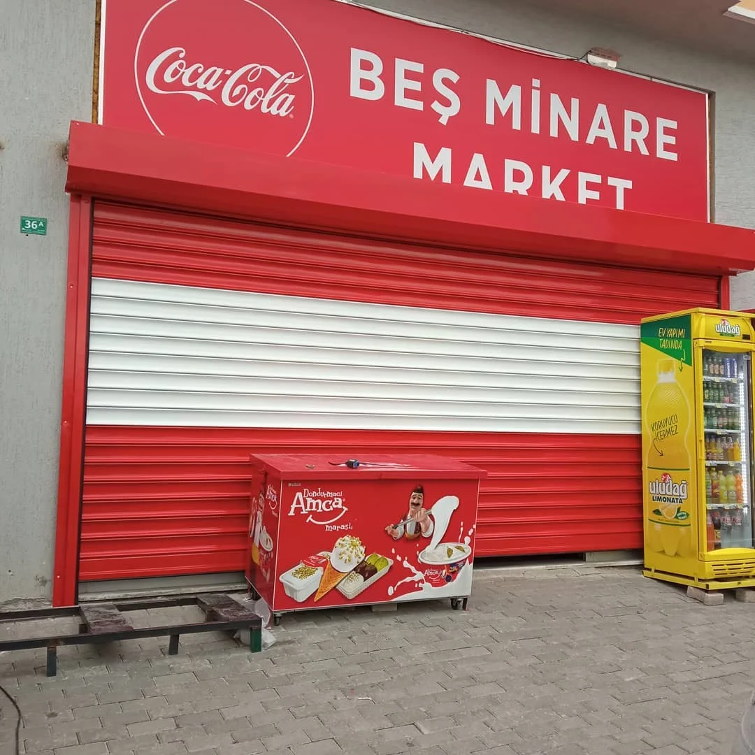Ticari alan kepenk örneği